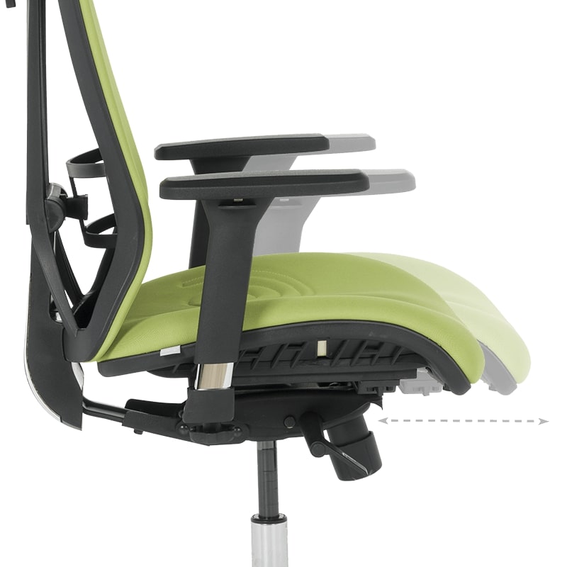 Ергономичен офис стол Carmen COTIA зелен